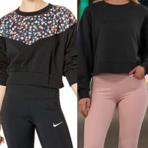 Nike Women’s Cropped Crewneck Sweatshirt Bundle - Size Small *Descriptions Below